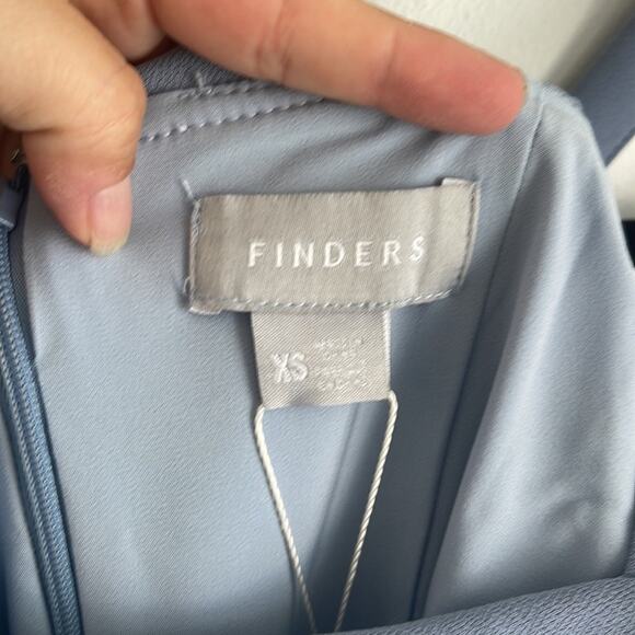 NWT Finders Keepers off the shoulder fit & flare mini dress sz XS - Picture 4 of 5